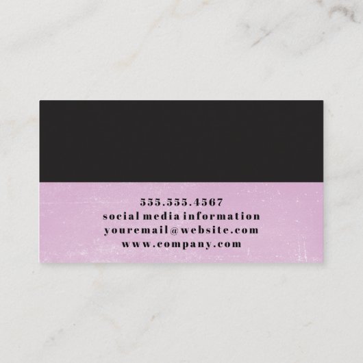 2トーン |はさみ 名刺 (裏面)