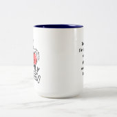 2トーン マグカップ 450ml: My Only Queen (青) (中央)