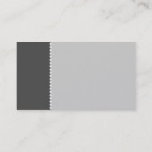 2トーン – 点々のある線 名刺 (裏面)