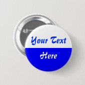 2トーン-青下半分 缶バッジ (正面&裏面)