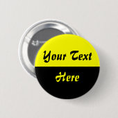 2トーン – 01 – 黄 缶バッジ (正面&裏面)