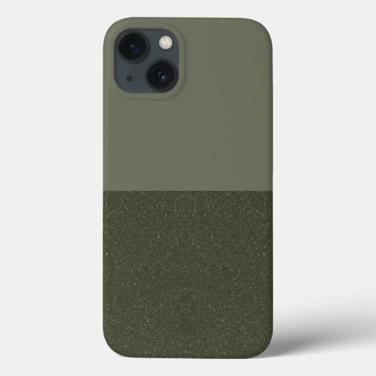 2トーンMossグリーンiPhone 13ケース – カスタマイズ可能 Case-Mate iPhoneケース (裏面)