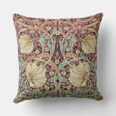 2トーンWilliam Morrisインペリアルヴィンテージパターン クッション (裏面)