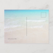 2ドリンクトロピカルビーチ恋しく思ユー ポストカード (裏面)