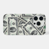 2ドル紙幣マネー背景 iPhoneケース (裏面横)