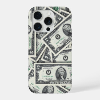 2ドル紙幣マネー背景 iPhone 15 PROケース