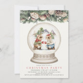 2ネズミ応援スノースローブクリスマスホリデーパーティー 招待状 (正面)