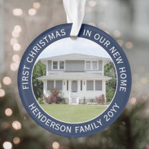 2ハウス写真ファーストクリスマスニューホームネイビー&ホワイト