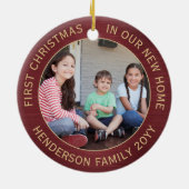 2ハウス写真1stクリスマスニューホームブラシブルゴーニュ セラミックオーナメント (裏面)