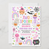 2ハロウィン不気味かわいこちゃん2nd誕生日パーティー 招待状 (正面)
