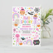 2ハロウィン不気味かわいこちゃん2nd誕生日パーティー 招待状 (スタンド正面)