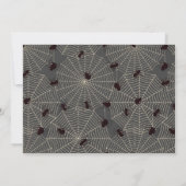 2ハロウィン不気味オレンジ2ndバースデーフォト 招待状 (裏面)