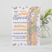 2ハロウィン不気味グルービーレインボーバースデーパーティー 招待状 (スタンド正面)