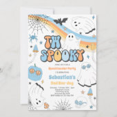 2ハロウィン不気味グルービー幽霊2nd誕生日 招待状 (正面)