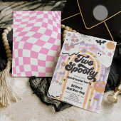 2ハロウィン不気味グルービー幽霊2nd誕生日 招待状