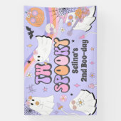 2ハロウィン不気味グルービー幽霊2nd誕生日 横断幕 (縦)