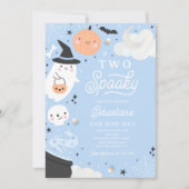 2ハロウィン不気味ーブリー幽霊2nd誕生日パーティー 招待状 (正面)