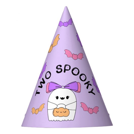 2ハロウィン不気味幽霊誕生日 パーティーハット (正面)