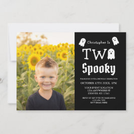 2ハロウィン不気味幽霊2回目の誕生日 招待状