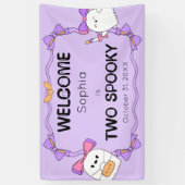 2ハロウィン不気味誕生日ウェルカムバナー 横断幕 (縦)