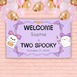 2ハロウィン不気味誕生日ウェルカムバナー 横断幕
