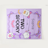 2ハロウィン不気味誕生日バックドランドタペストリー タペストリー (正面(横))