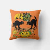 2ハロウィーンブラックキャッツとハ幽霊のよく出るウス クッション (裏面)