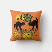 2ハロウィーンブラックキャッツとハ幽霊のよく出るウス クッション (正面)