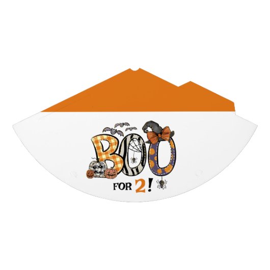 2ハロウィーン2回目の誕生日のブー パーティーハット (正面)