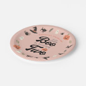 2ハロウィーン2回目の誕生日を迎える私たちの小さなブー ペーパープレート (アングル)