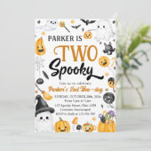 2ハロウィ不気味ン幽霊2nd誕生日パーティー 招待状 (スタンド正面)