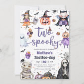 2ハロウィ不気味ン幽霊2nd誕生日パーティー 招待状 (正面)