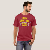 2ハンズプロガンを用いたガン制御手段 Tシャツ (正面フル)
