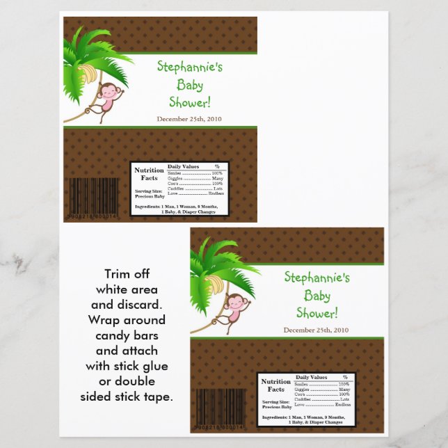 2ハーシーの大きなバーラッパ猿スイングジャングル (正面)