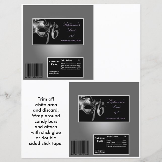 2ハーシーの大きなバーラッパ甘い16シルバー (正面)