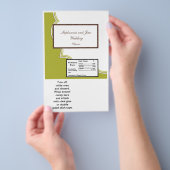 2ハーシーの大きなバーラッパ緑と茶色 チラシ (ハンドル)