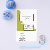 2ハーシーの大きなバーラッパ緑と茶色 チラシ (シングル)