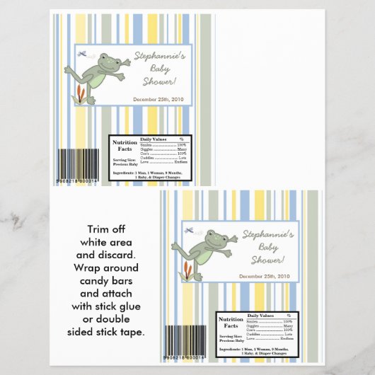 2ハーシーの大きなバーラッパLeap Frog Turtle Bee チラシ (正面)