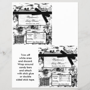 2ハーシーの大バーラッパ黒トイル生地 チラシ