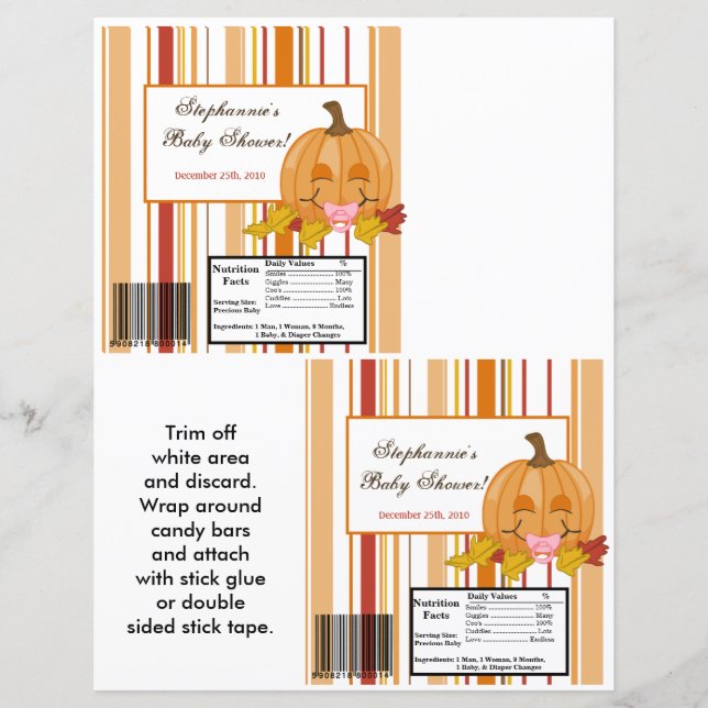 2ハーシーズラージバーラッパ秋秋カボチャ (正面)