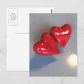 2ハートはがき ポストカード (正面/裏面)