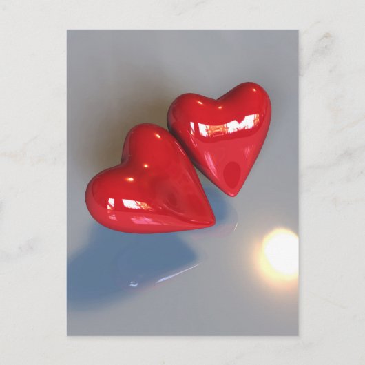 2ハートはがき ポストカード (正面)