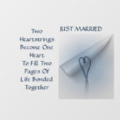 2ハートストリング2ページ1ライフ結婚ズ鏡自動 ウィンドウサイン (シート)