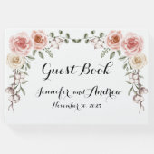 2ハートワンラブヴィンテージピンクローズ ゲストブック (正面)