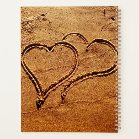 2ハート入り砂の個人ビーチ結婚式 プランナー手帳 (裏面)