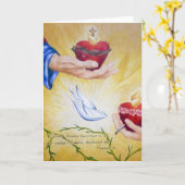 2ハート及びルークの1:35の郵便料金 カード (黄色い花)