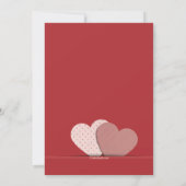 2ハート招待状 招待状 (裏面)