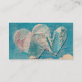 2ハート混在メディアコラージュ 名刺 (裏面)