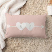 2ハート腰枕 ランバークッション (ブランケット)