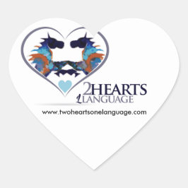 2ハート1言語 ハートシール